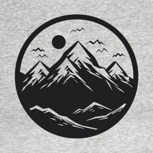 Mountain circle logo T-Shirt